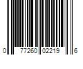 Barcode Image for UPC code 077260022196