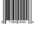 Barcode Image for UPC code 077260044006