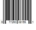 Barcode Image for UPC code 077260081551