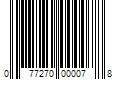 Barcode Image for UPC code 077270000078