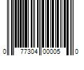 Barcode Image for UPC code 077304000050