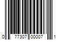 Barcode Image for UPC code 077307000071