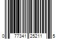 Barcode Image for UPC code 077341252115