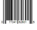 Barcode Image for UPC code 077341626015