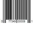 Barcode Image for UPC code 077349000091