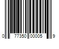 Barcode Image for UPC code 077350000059