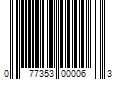 Barcode Image for UPC code 077353000063