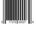 Barcode Image for UPC code 077378000079