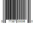 Barcode Image for UPC code 077387000060