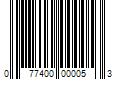 Barcode Image for UPC code 077400000053