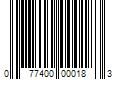 Barcode Image for UPC code 077400000183