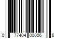 Barcode Image for UPC code 077404000066