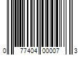 Barcode Image for UPC code 077404000073