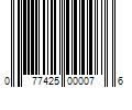 Barcode Image for UPC code 077425000076