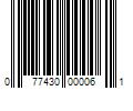 Barcode Image for UPC code 077430000061