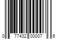 Barcode Image for UPC code 077432000076