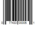 Barcode Image for UPC code 077433000051