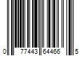 Barcode Image for UPC code 077443644665