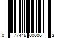 Barcode Image for UPC code 077445000063