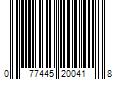 Barcode Image for UPC code 077445200418