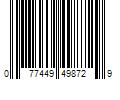 Barcode Image for UPC code 077449498729