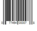 Barcode Image for UPC code 077454000078