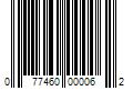 Barcode Image for UPC code 077460000062