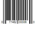 Barcode Image for UPC code 077462000060