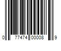 Barcode Image for UPC code 077474000089