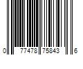 Barcode Image for UPC code 077478758436