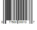 Barcode Image for UPC code 077500000137