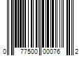 Barcode Image for UPC code 077500000762