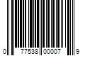 Barcode Image for UPC code 077538000079