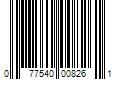 Barcode Image for UPC code 077540008261