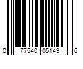 Barcode Image for UPC code 077540051496