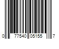 Barcode Image for UPC code 077540051557