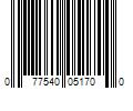 Barcode Image for UPC code 077540051700