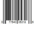 Barcode Image for UPC code 077540053186