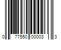 Barcode Image for UPC code 077550000033