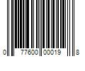 Barcode Image for UPC code 077600000198