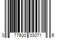 Barcode Image for UPC code 077600000716