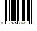 Barcode Image for UPC code 077625710317