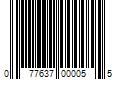 Barcode Image for UPC code 077637000055