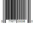 Barcode Image for UPC code 077677000060