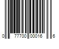 Barcode Image for UPC code 077700000166