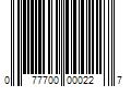 Barcode Image for UPC code 077700000227