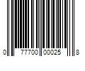 Barcode Image for UPC code 077700000258