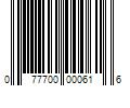 Barcode Image for UPC code 077700000616