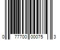 Barcode Image for UPC code 077700000753