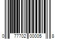 Barcode Image for UPC code 077702000058